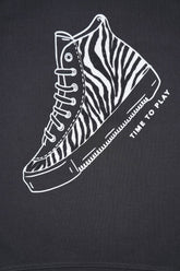 MANGO KIDS Crewneck Sweatshirt with Sneaker Graphic - Smgarment's